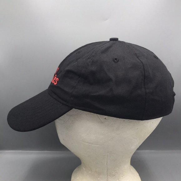 Popular Mechanics Red Embroidered Black Cap Hat Adjustable Technology Magazine - Picture 2 of 5